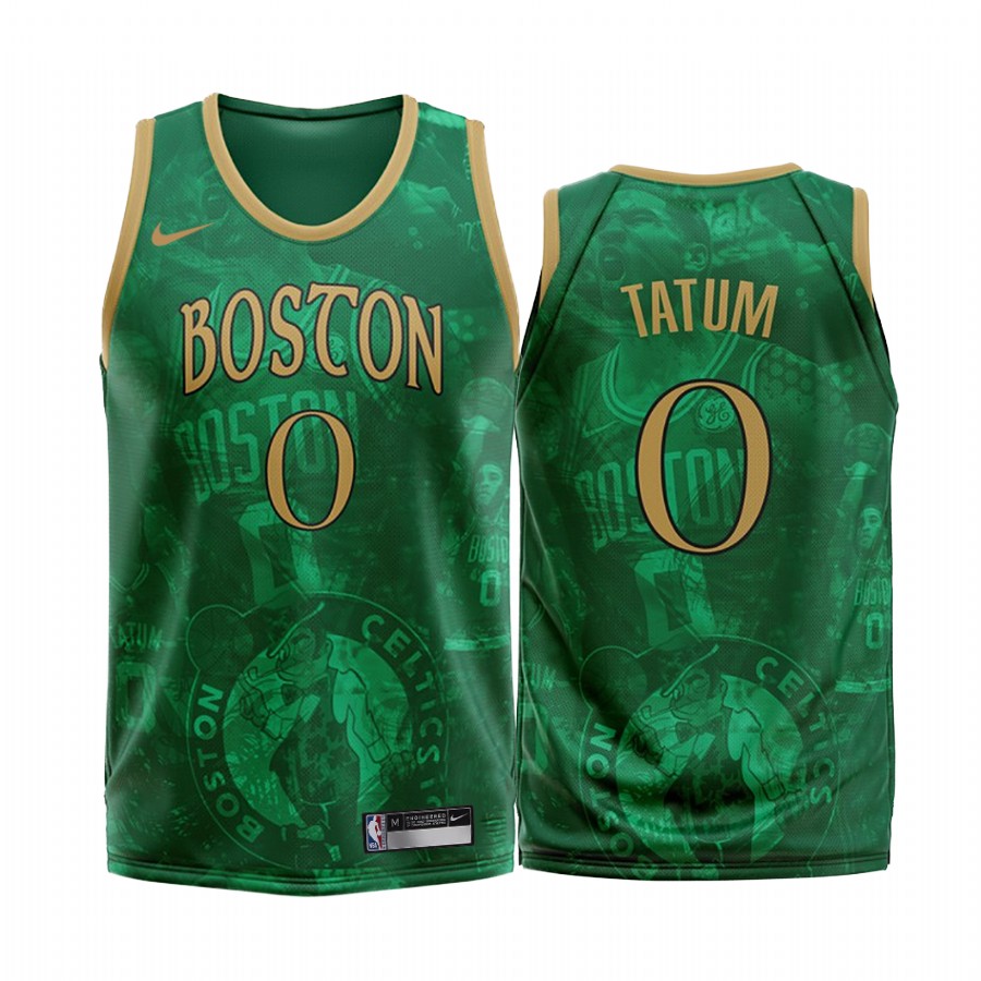 Boston Celtics Jayson Tatum #0 Black 2020 Fashion Edition Jersey