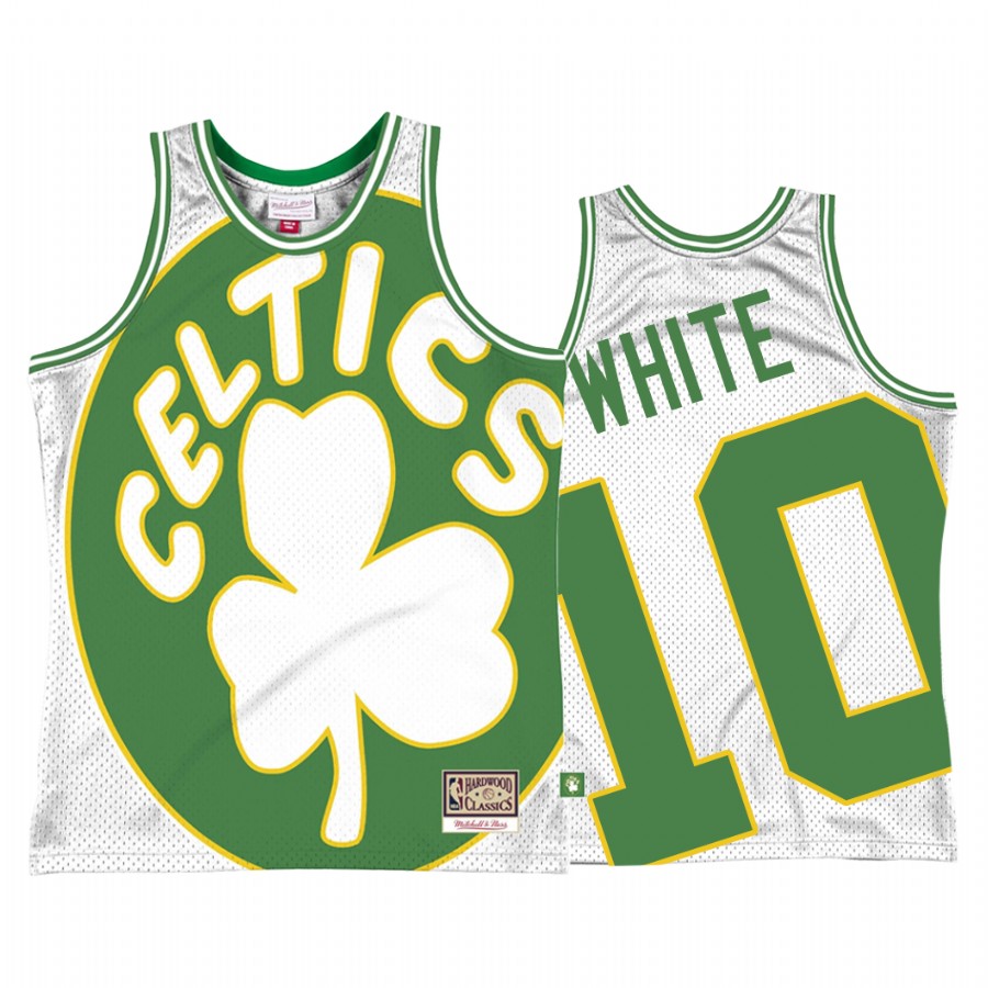 Boston Celtics Jo Jo White #10 White Big Face 2.0 Jersey