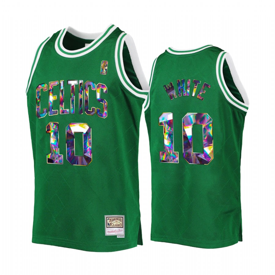 Boston Celtics Jo Jo White Green NBA 75th Diamond Anniversary Men Jersey Throwback