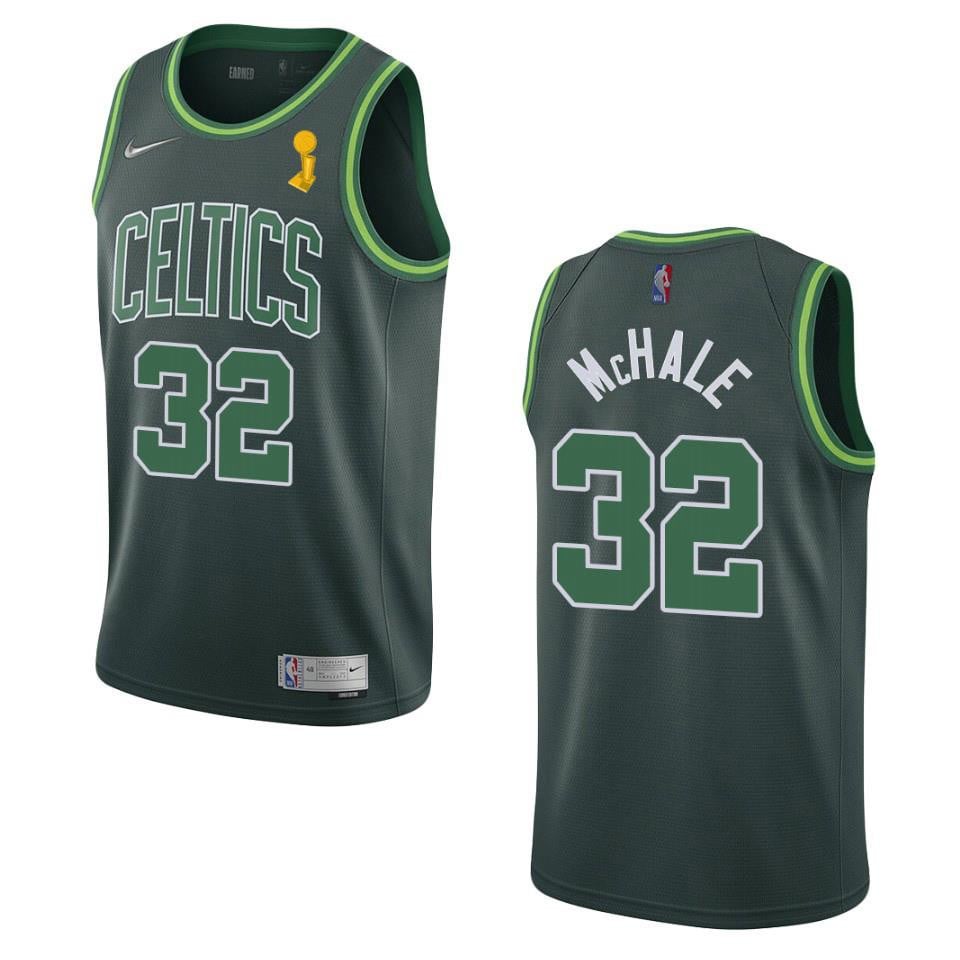 Boston Celtics Kevin Mchale 32 2022 Final Champions Jersey Earned Green