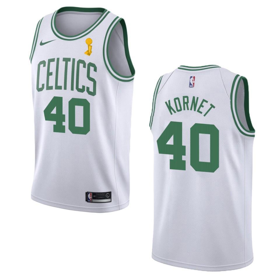 Boston Celtics Luke Kornet 40 2022 Final Champions Jersey Association Edition White