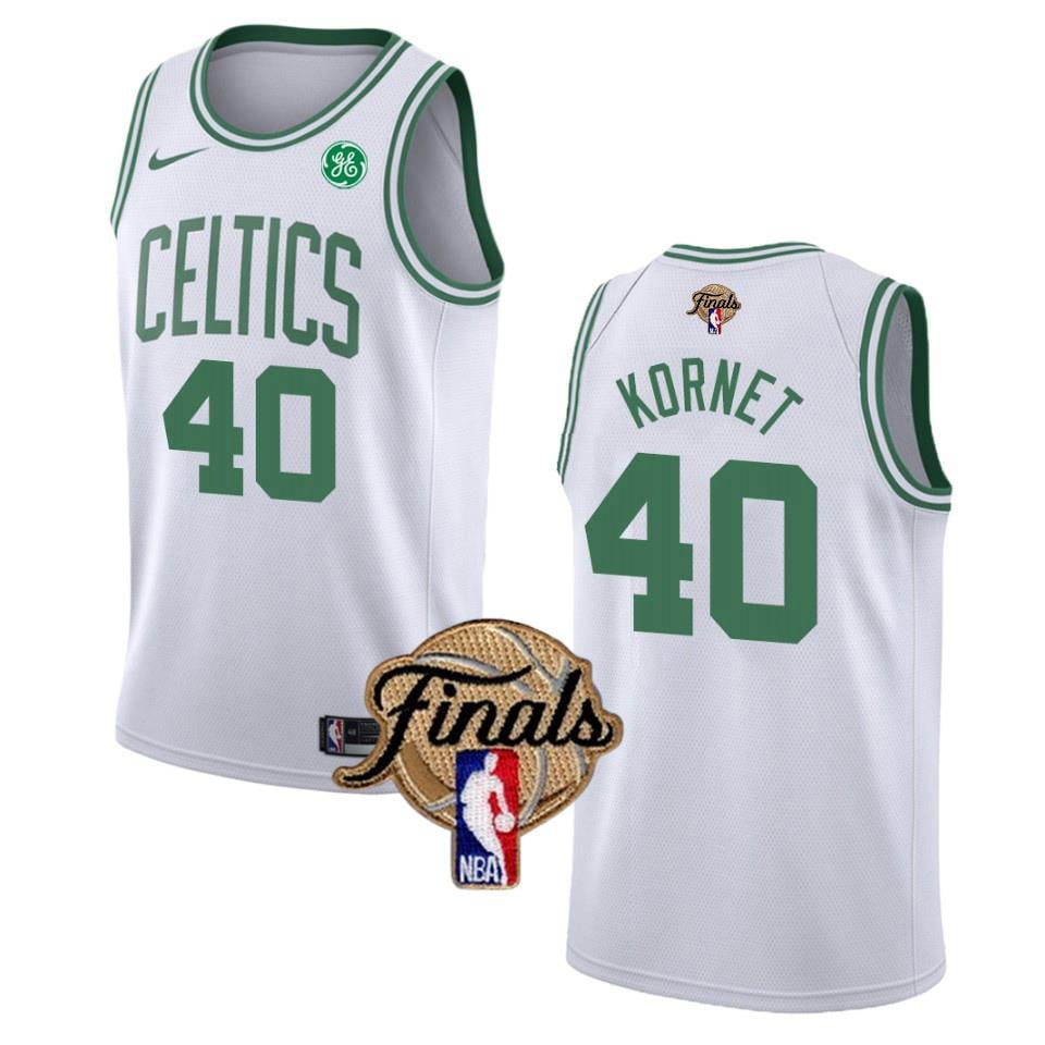 Boston Celtics Luke Kornet 40 Final 2022 Men Jersey Association Edition White