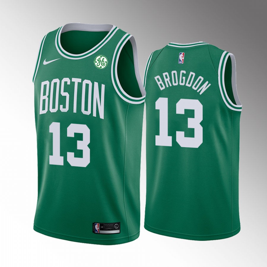 Boston Celtics Malcolm Brogdon #13 Icon Edition Green Jersey