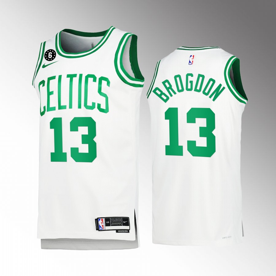 Boston Celtics Malcolm Brogdon 2022-23 Association Edition White #13 Jersey Honor Russell