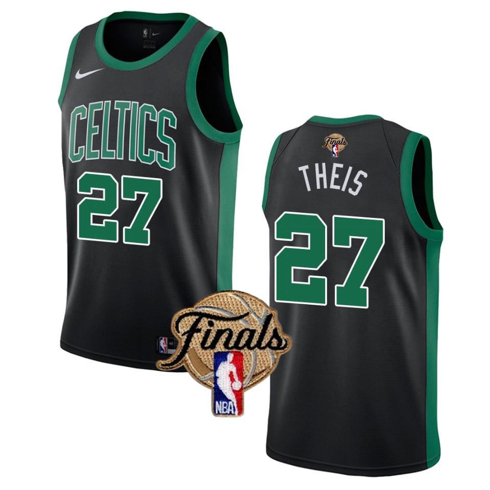 Boston Celtics Men’S Boston Celtics Daniel Theis Statement Final 2022 Men Jersey Black