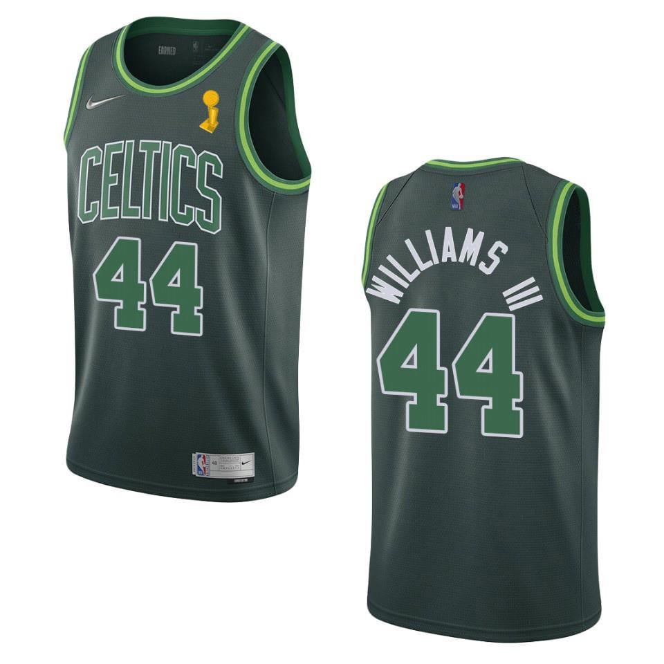 Boston Celtics Robert Williams III 44 2022 Final Champions Jersey Earned Green