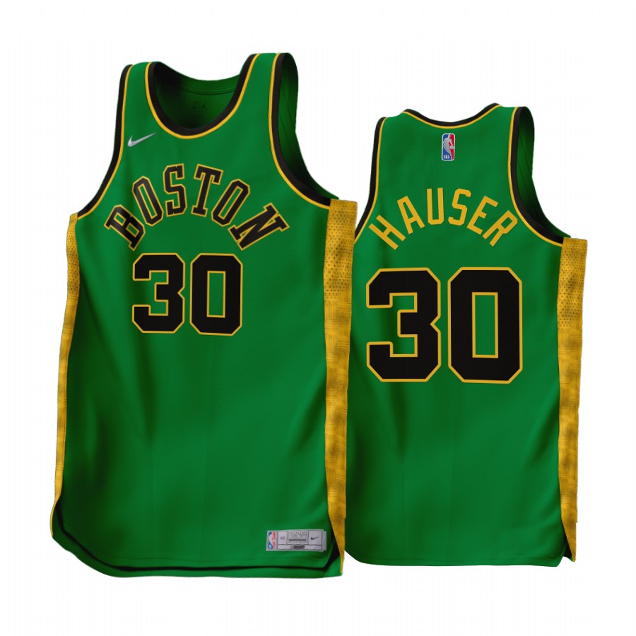 Boston Celtics Sam Hauser 2022-23 Earned Edition Green #30 Jersey