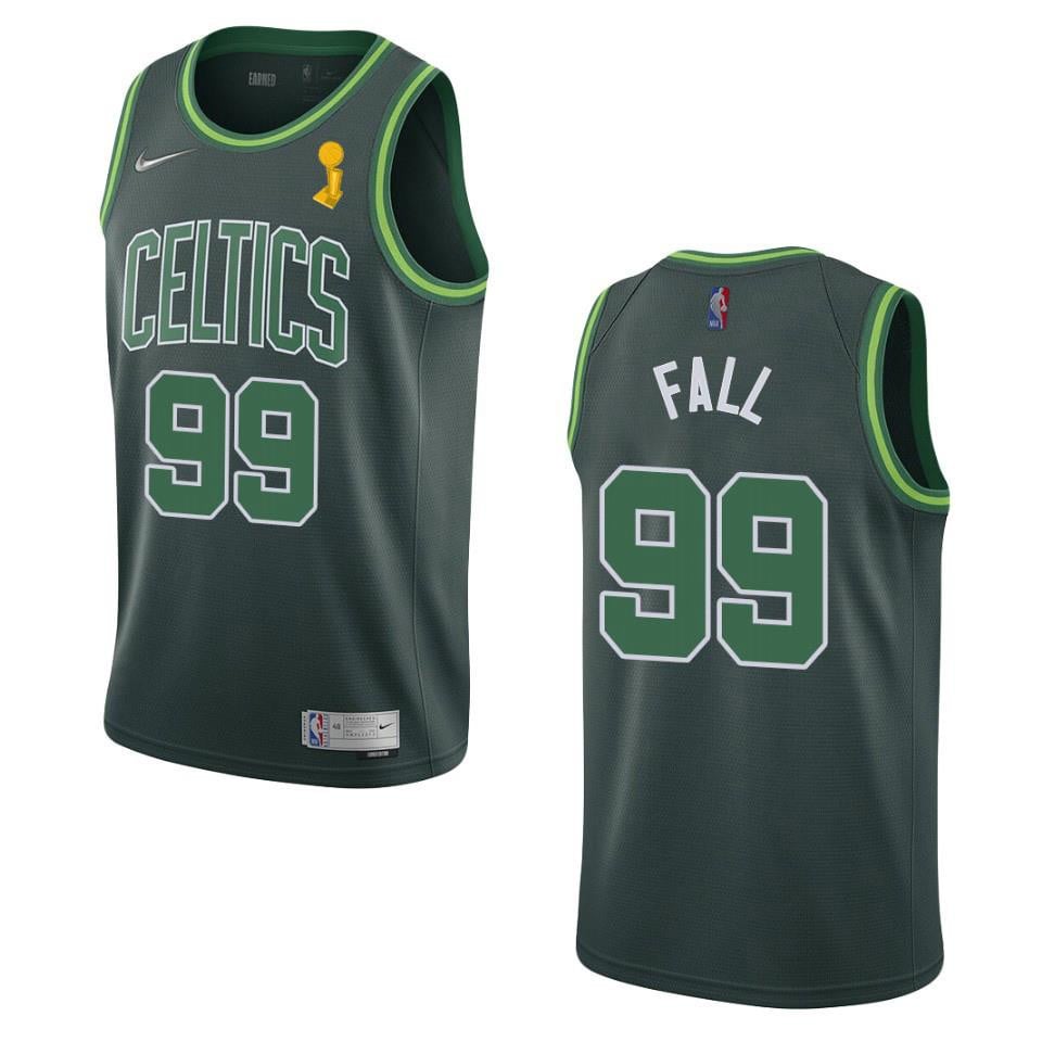 Boston Celtics Tacko Fall 99 2022 Final Champions Jersey Earned Green