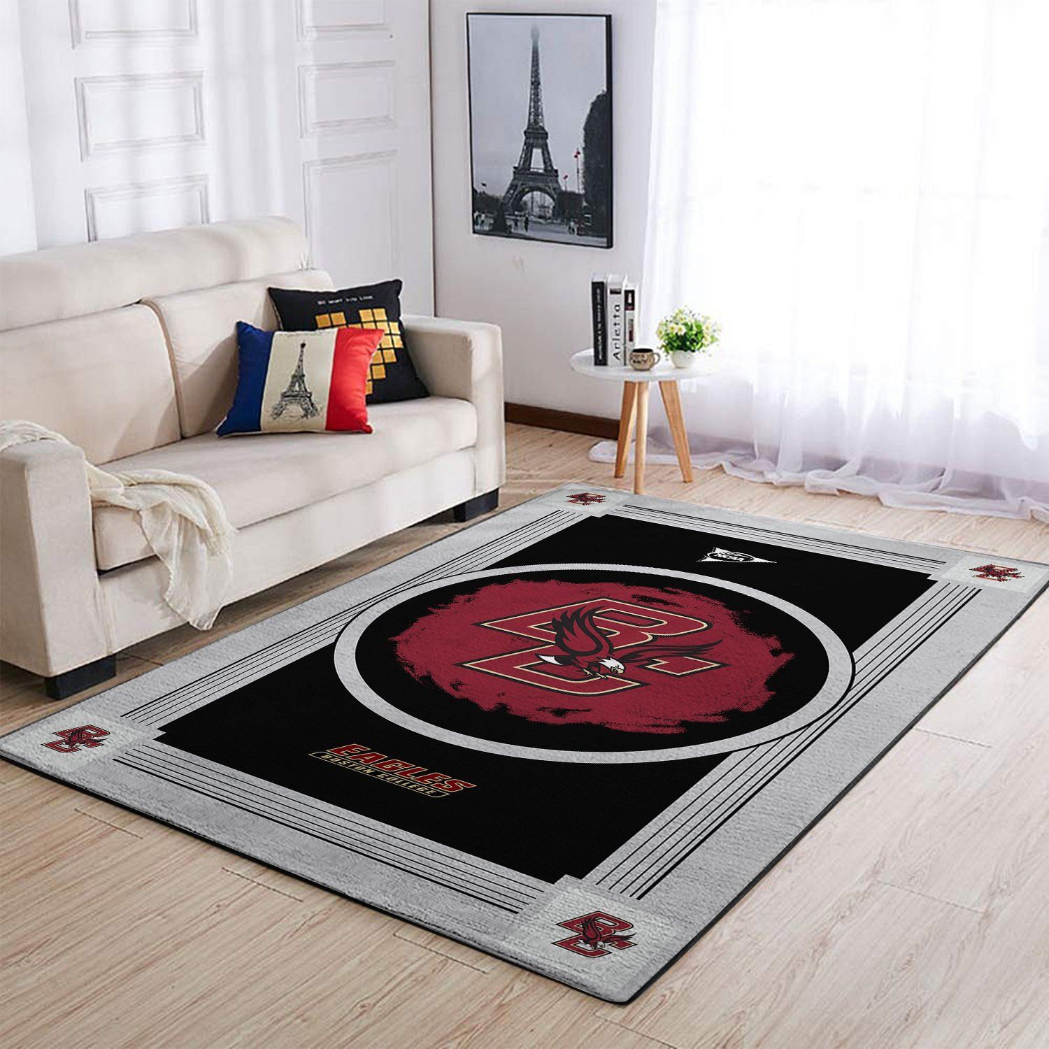 Boston College Eagles Living Room Area Rectangle Rug