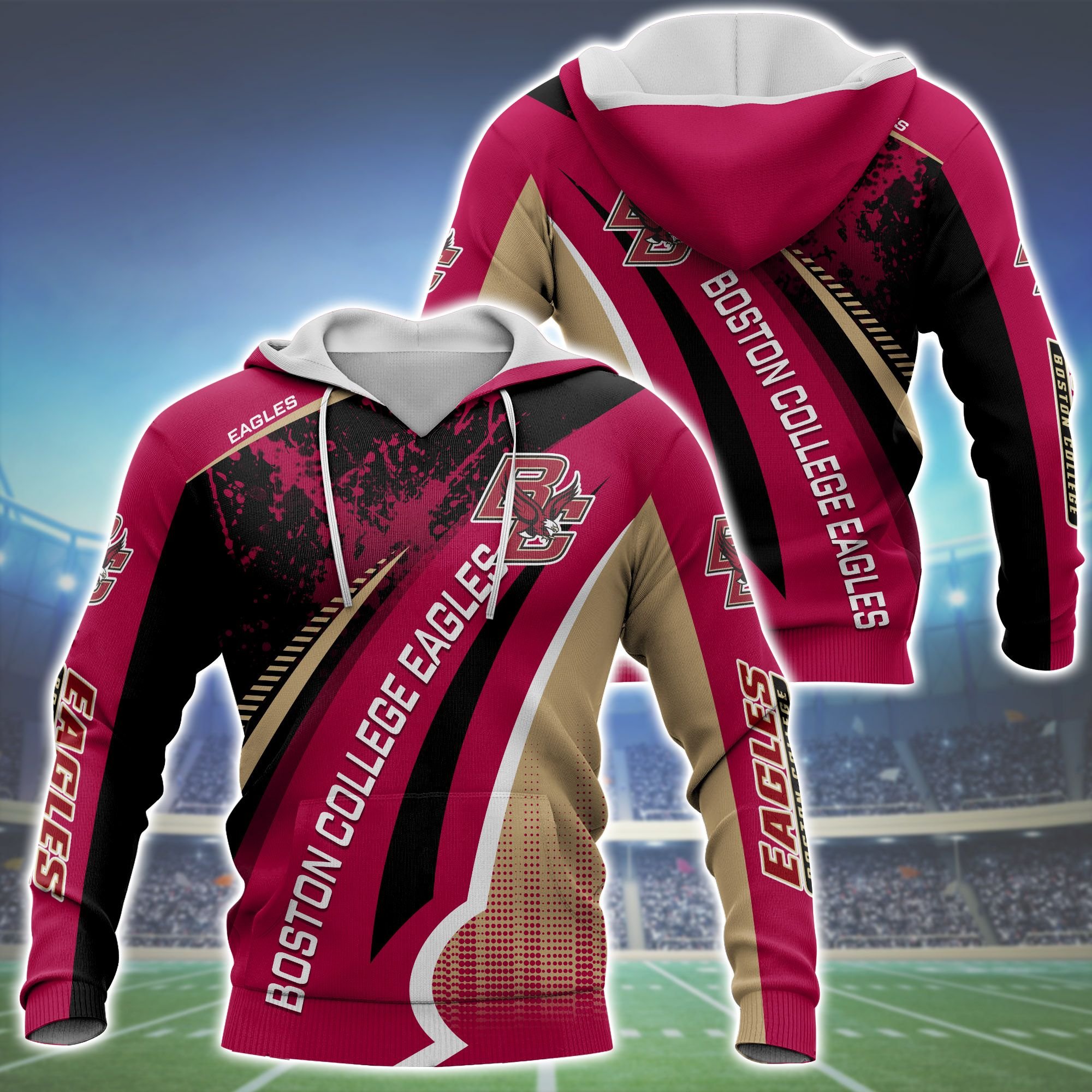 Boston College Eagles NCAA3 Hoodie For This Season Gift For Sport Lovers
