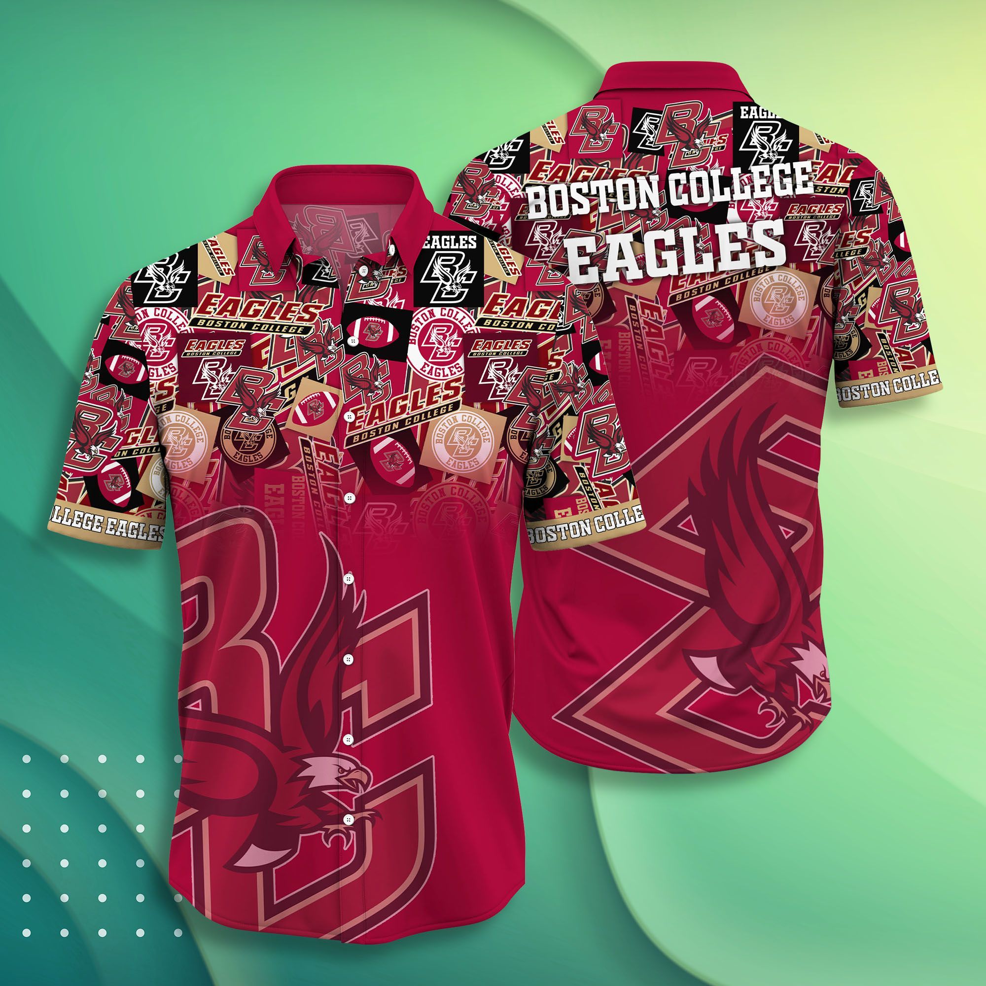 Boston College Eagles NCAA -Hawaii Shirt Style Hot Trending Summer-Hawaiian NACC