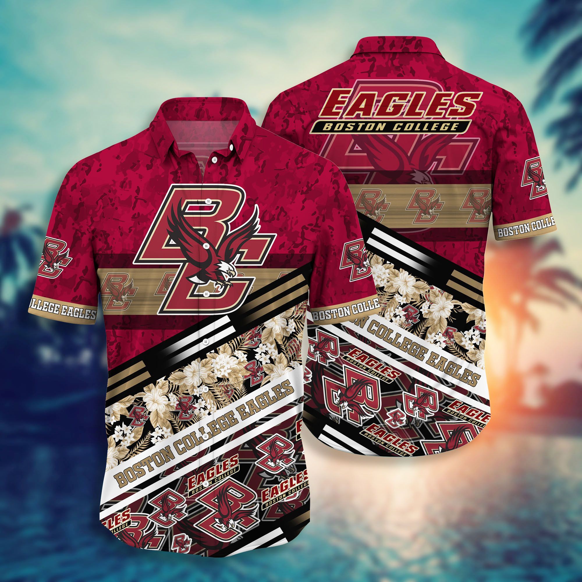 Boston College Eagles NCAA -Hawaii Shirt Style Hot Trending Summer-Hawaiian