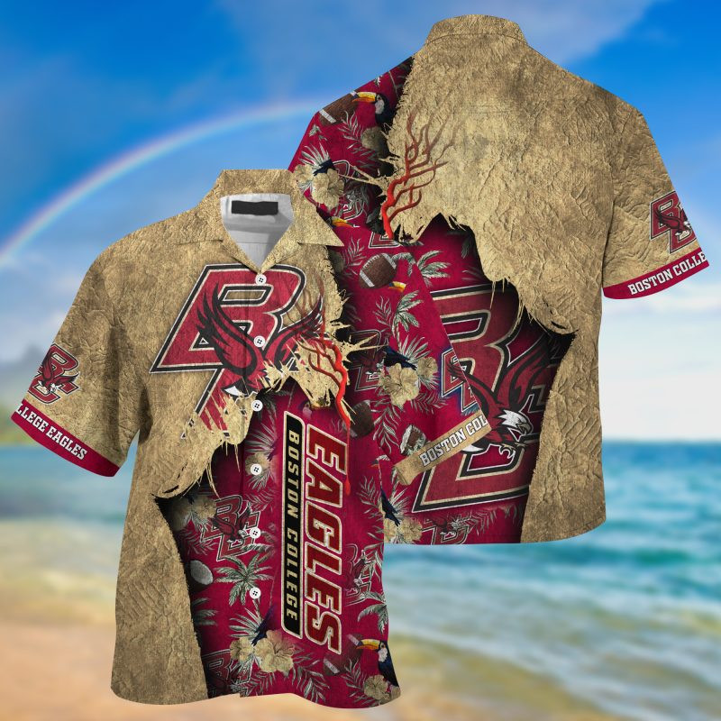Boston College Eagles NCAA God Hawaii Shirt