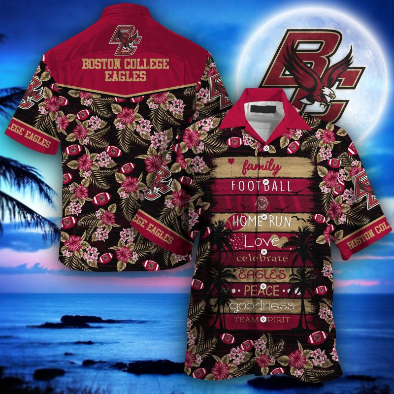 Boston College Eagles NCAA Hawaiian Shirt