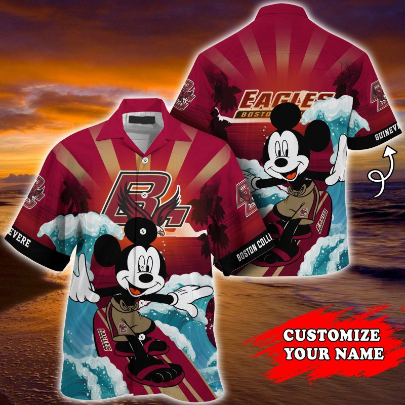Boston College Eagles NCAA Summer Customized Hawaiian Shirt