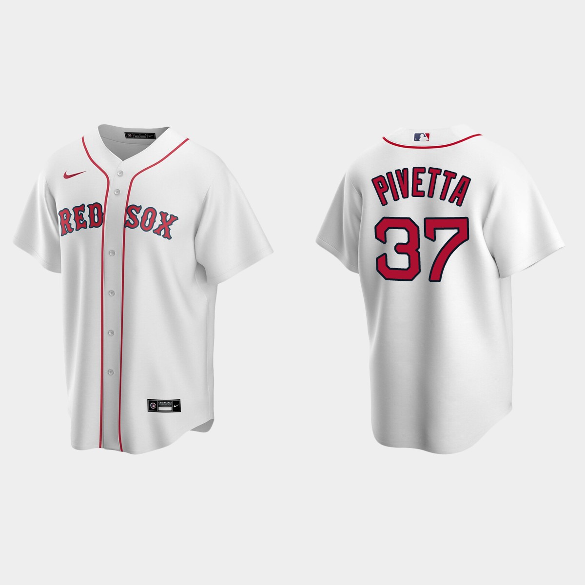 Boston Red Sox #37 Nick Pivetta Home Jersey - White