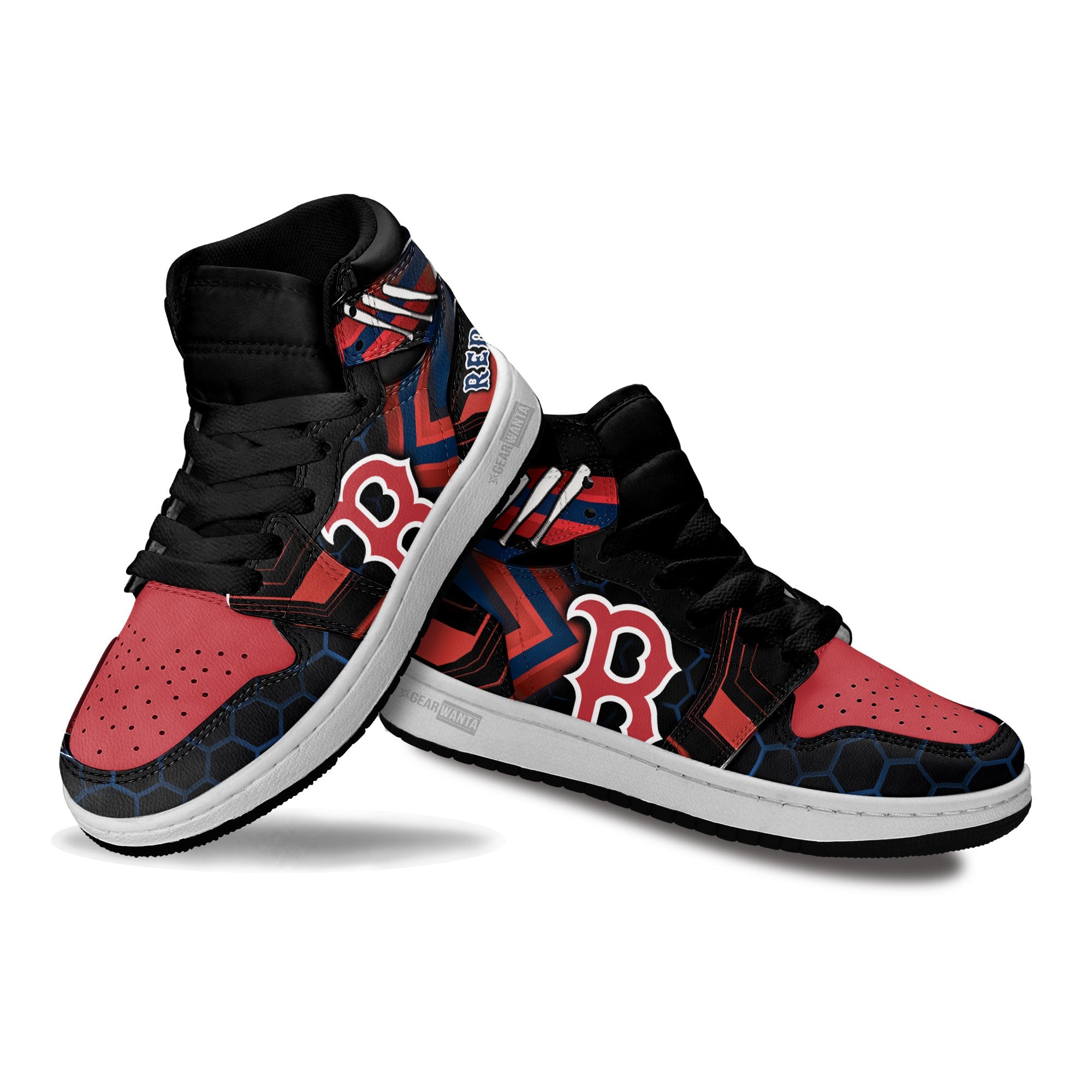 Boston Red Sox Kid Sneakers For Kids, Air Jordan Hightop