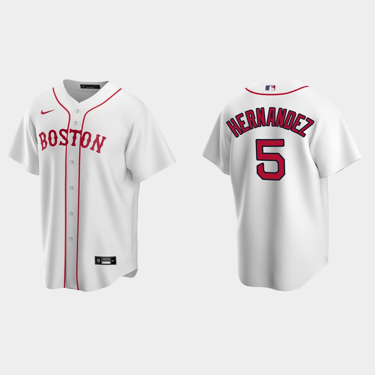 Boston Red Sox Kike Hernandez Alternate Jersey - White