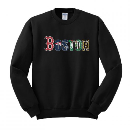 Boston Red Sox New England Patriots Celtics Bruins Sweatshirt