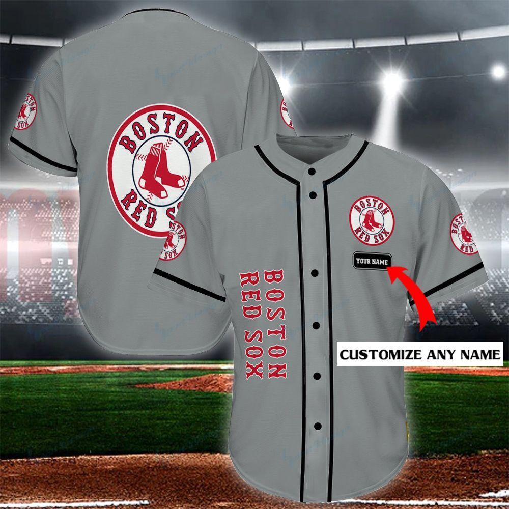 Boston Red Sox Personalized Baseball Jersey
