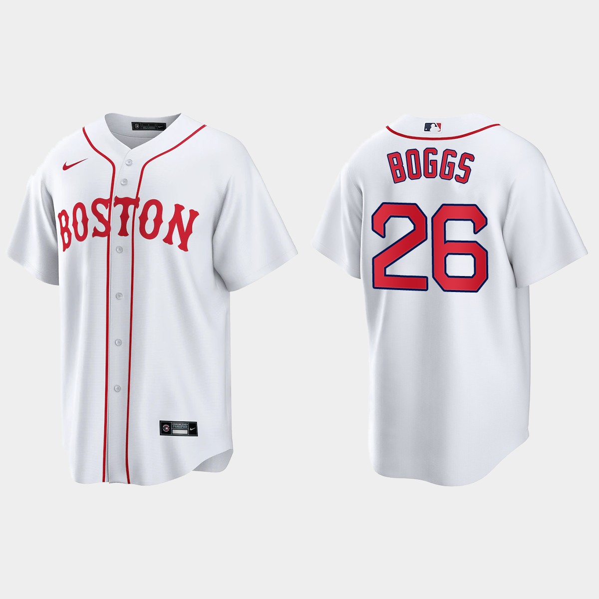 Boston Red Sox Wade Boggs 2021 Patriots' Day Jersey - White