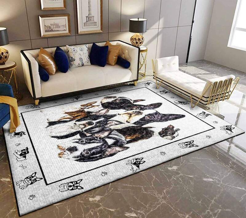 Boston Terrier Limited Edition Rectangle Rug