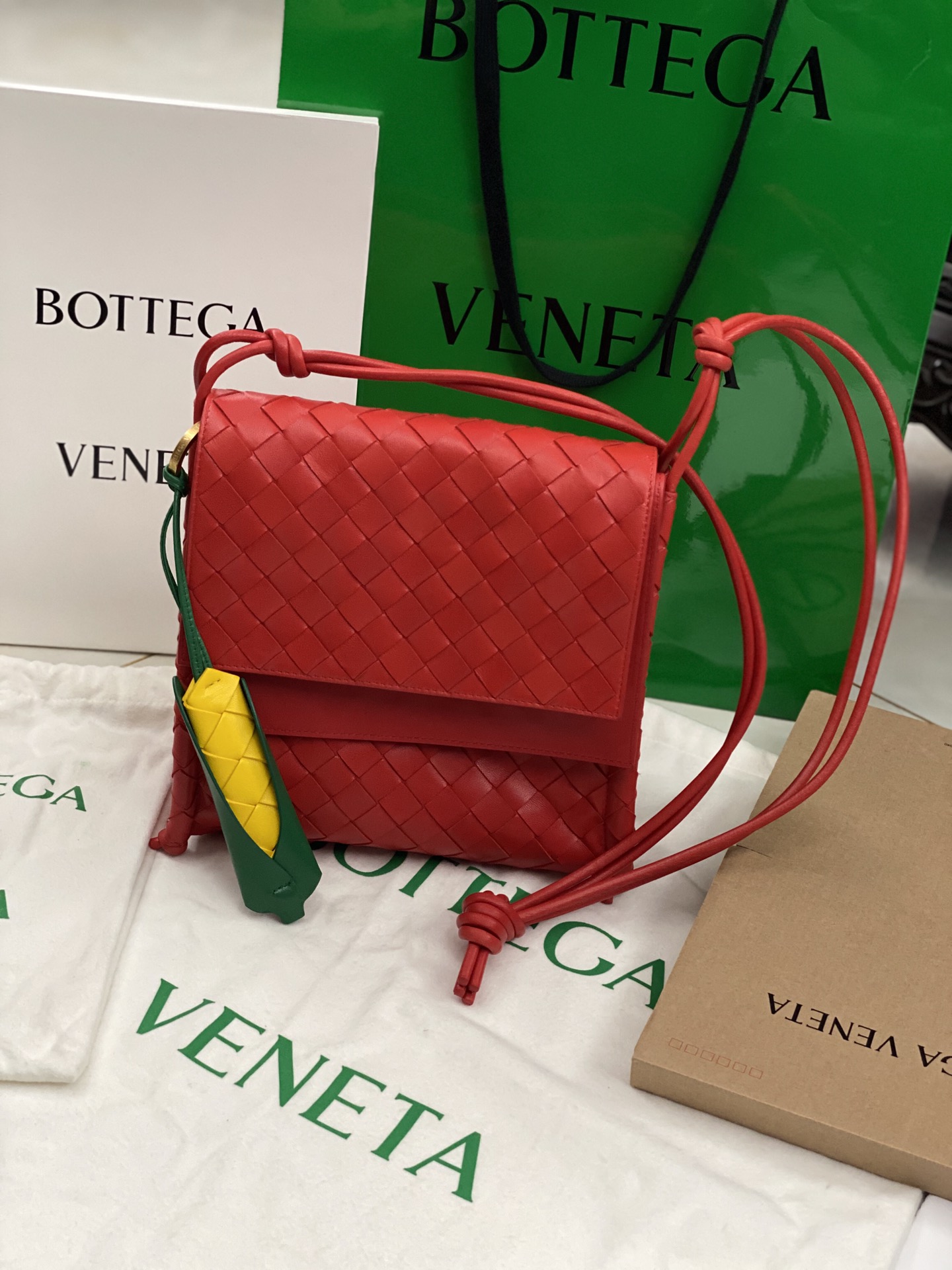 Bottega Veneta Backpack Red, For Women, Women’s Bags 8.9in/22.5cm