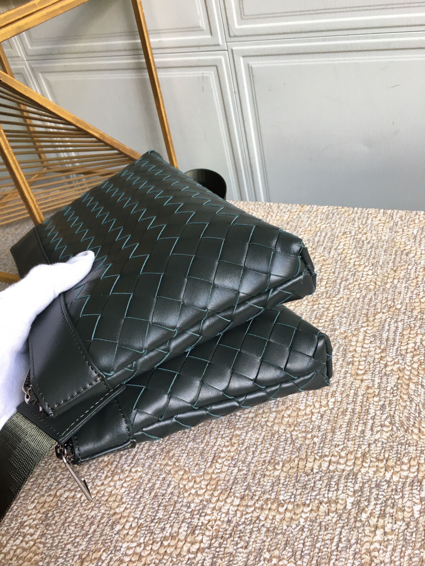 Bottega Veneta Classic Intrecciato Green, For Women, Women’s Bags 10.2in/26cm