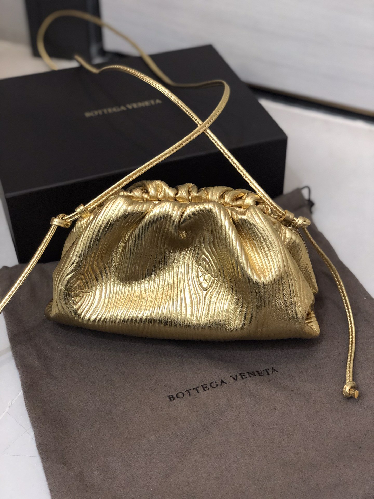 Bottega Veneta Clutch Yellow, For Women, Women’s Bags 8.7in/22cm