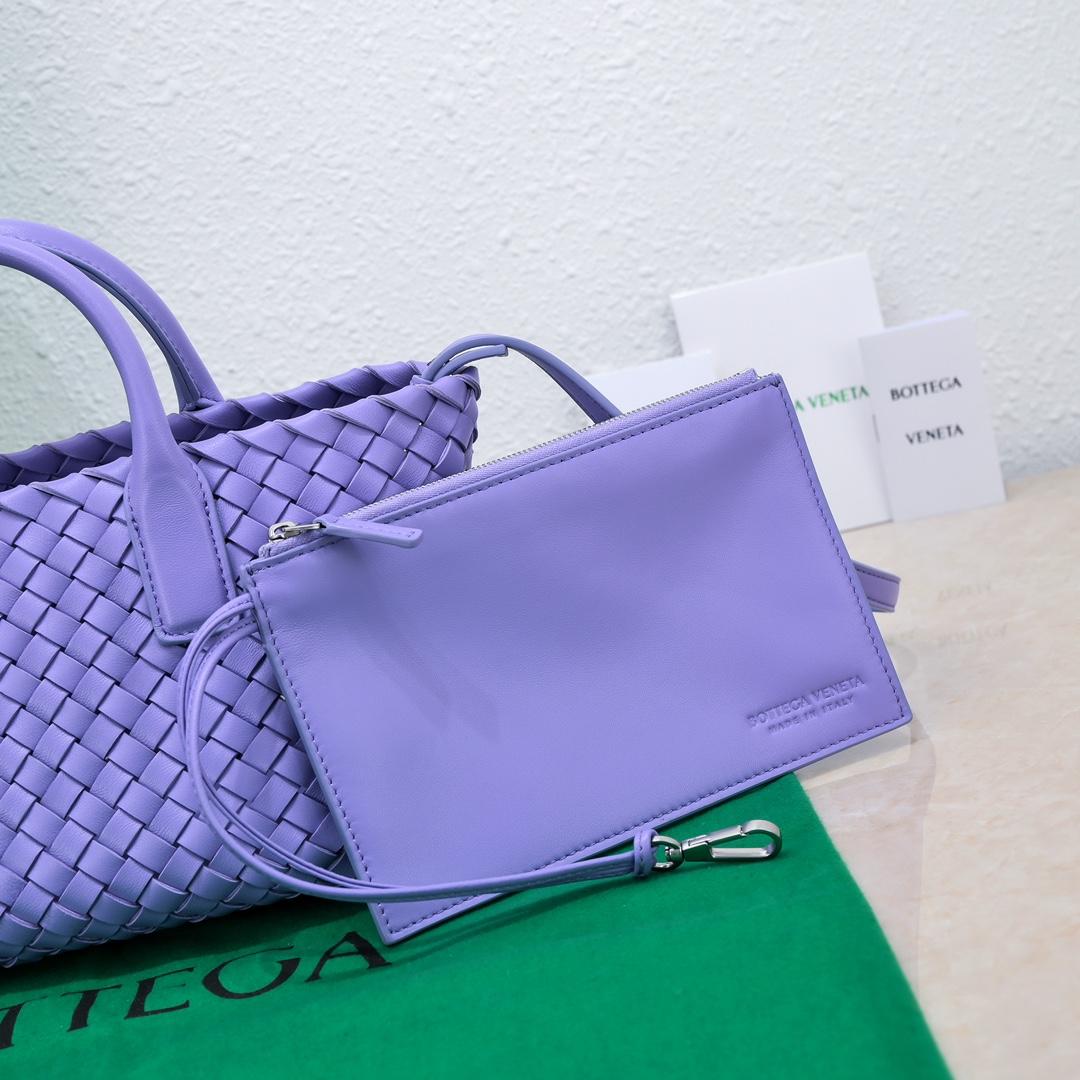 Bottega Veneta Mini Cabat Purple, For Women, Women’s Bags 7.9in/20cm 