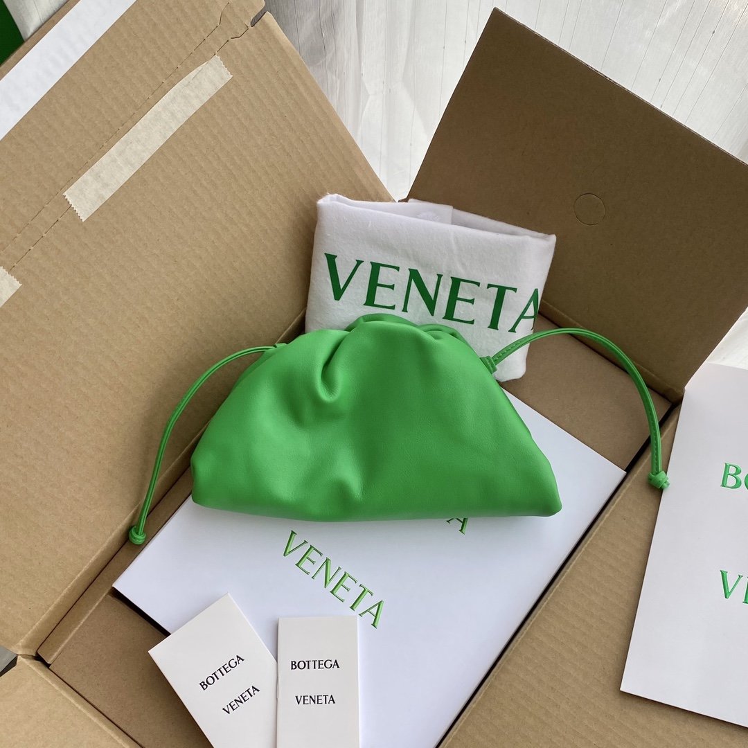 Bottega Veneta Mini Pouch Green, For Women, Women’s Bags 8.7in/22cm 585852V1BW03724