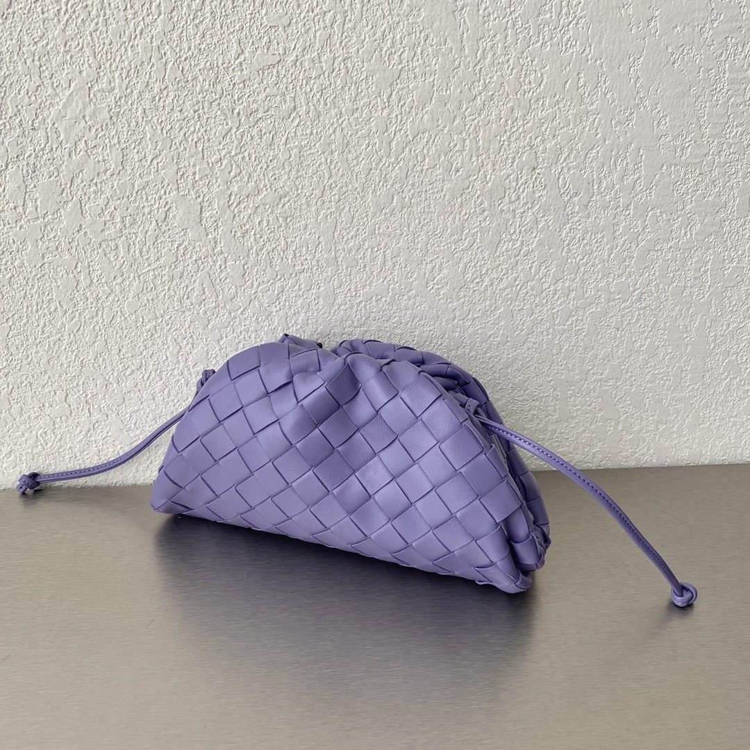 Bottega Veneta Mini Pouch Violet, For Women, Women’s Bags 8.6in/22cm