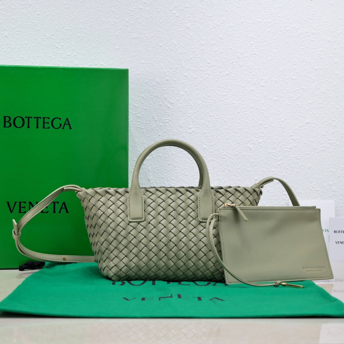 Bottega Veneta Mini Travertine, For Women, Women’s Bags 7.9in/20cm
