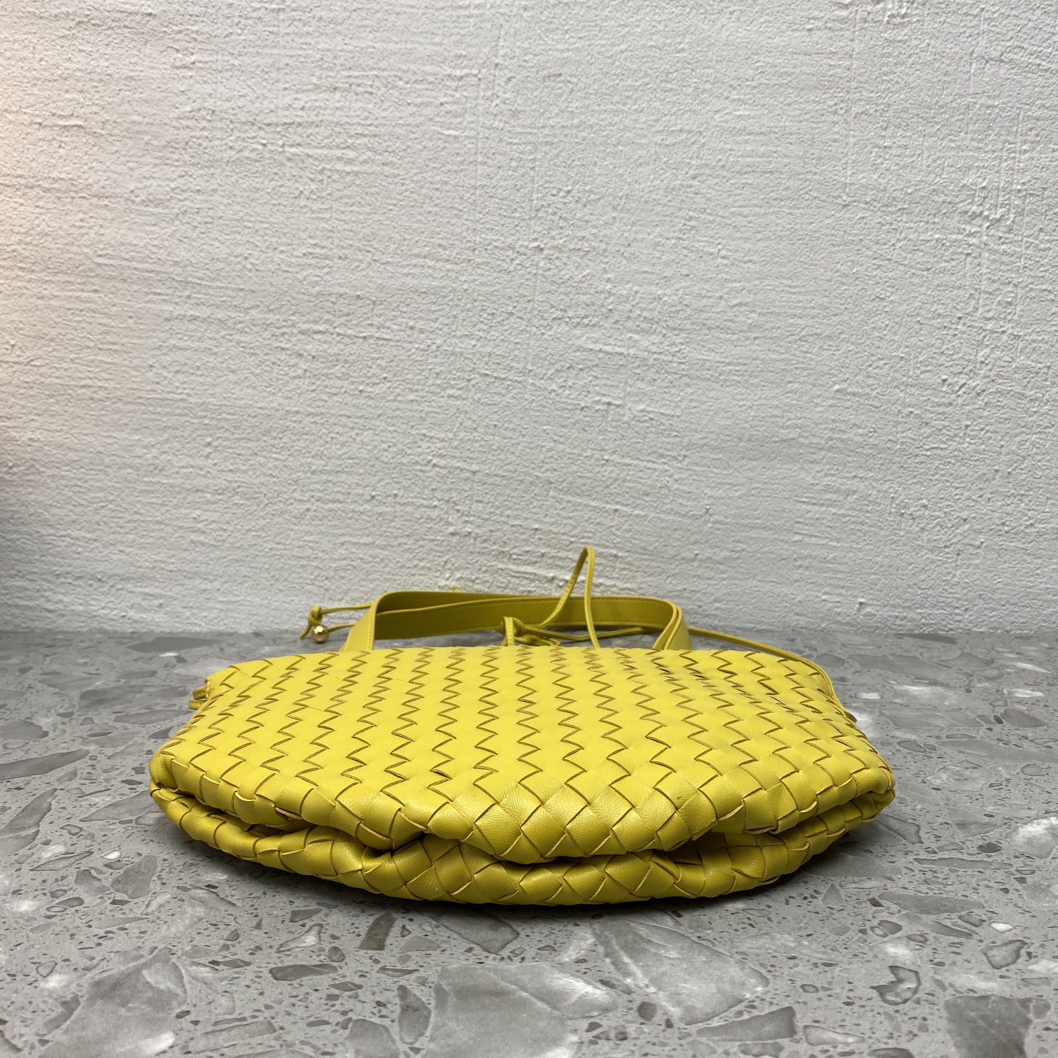 Bottega Veneta Shoulder Bag Yellow, For Women, Women’s Bags 10.2in/26cm