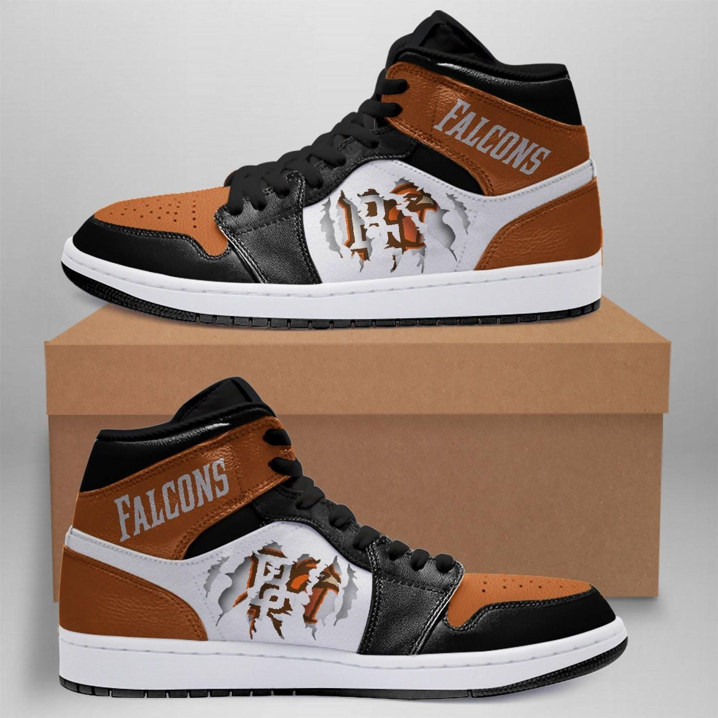 Bowling Green St. Falcons NCAA Team Sneakers Gift For Fans High Top Air Jordan Sneaker, Air Jordan Hightop