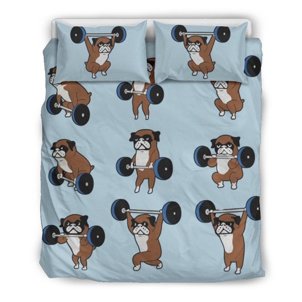 Boxer Gym 3D Customized Duvet Cover Bedding Set