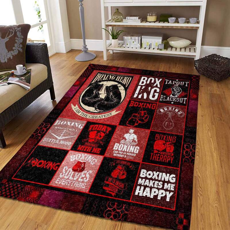 Boxing Limited Edition Rectangle Rug