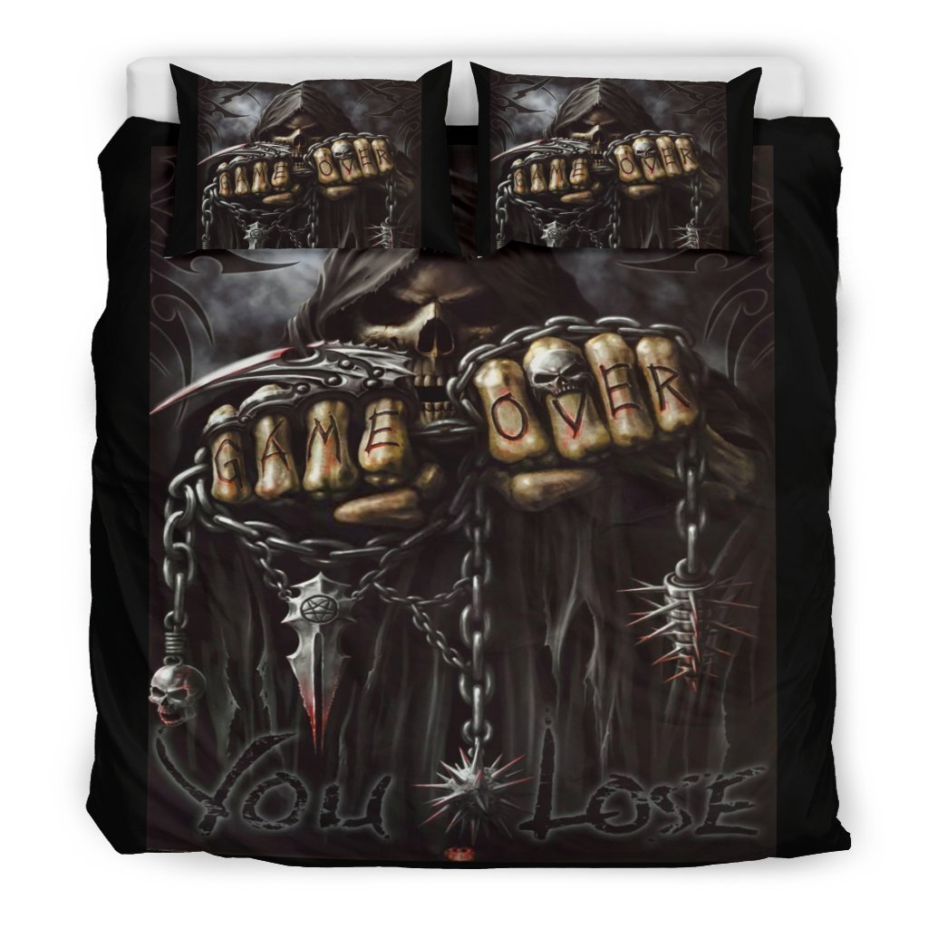 Boys Gife 3D Digital Printing Magickull Game Over 3D Customized Duvet Cover Bedding Set