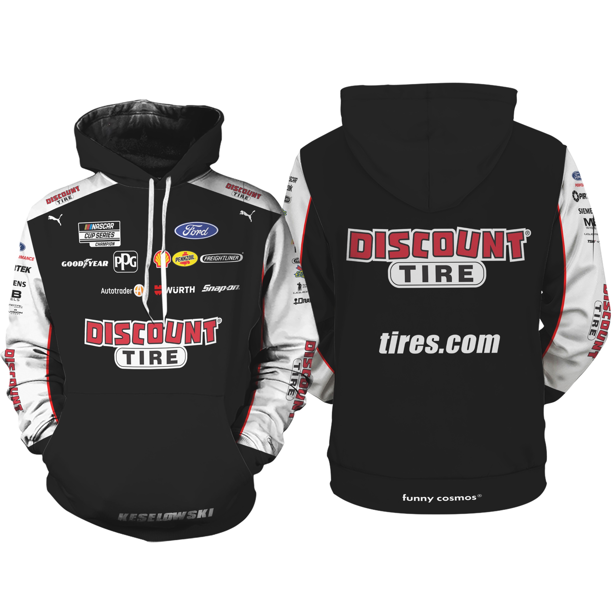 Brad Keselowski Nascar 2022 Hoodie Racing Uniform Clothes Hoodie