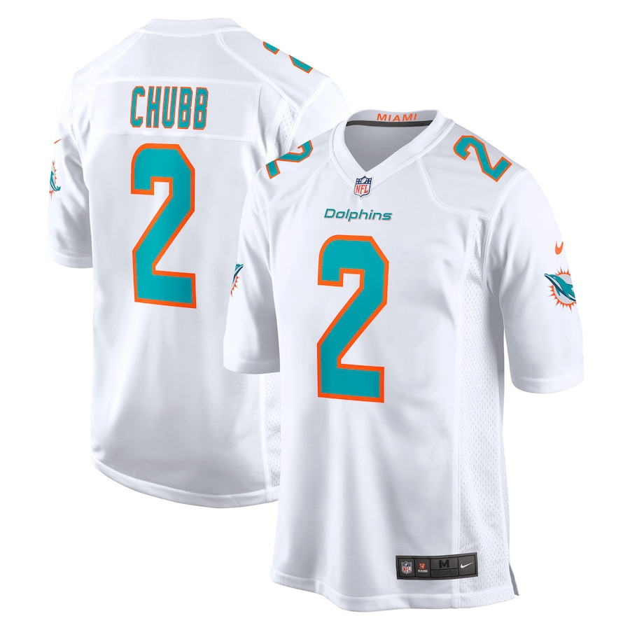 Bradley Chubb 2 Miami Dolphins Game Player Stitched Jersey – White