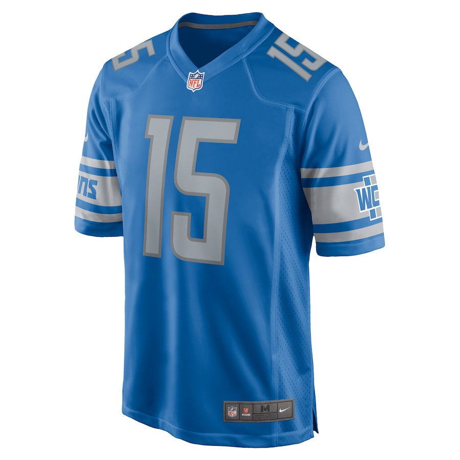 Brady Breeze Detroit Lions Player Game Stitched Jersey – Blue
