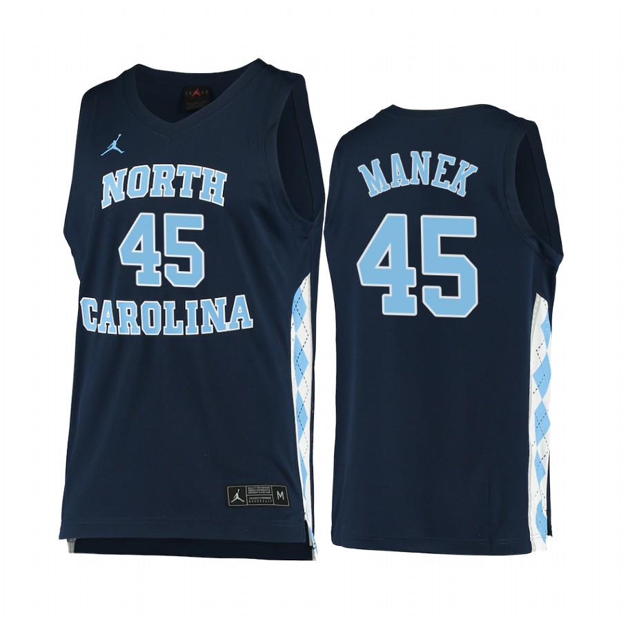 Brady Manek North Carolina Tar Heels Navy Jersey 2022 College Alternate