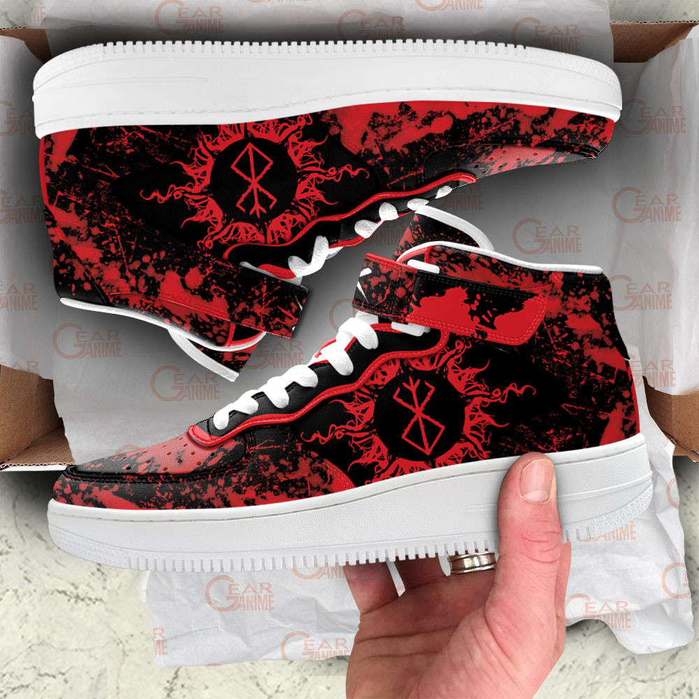 Brand Of Sacrifice Sneakers Air Mid Custom Berserk Anime Shoes