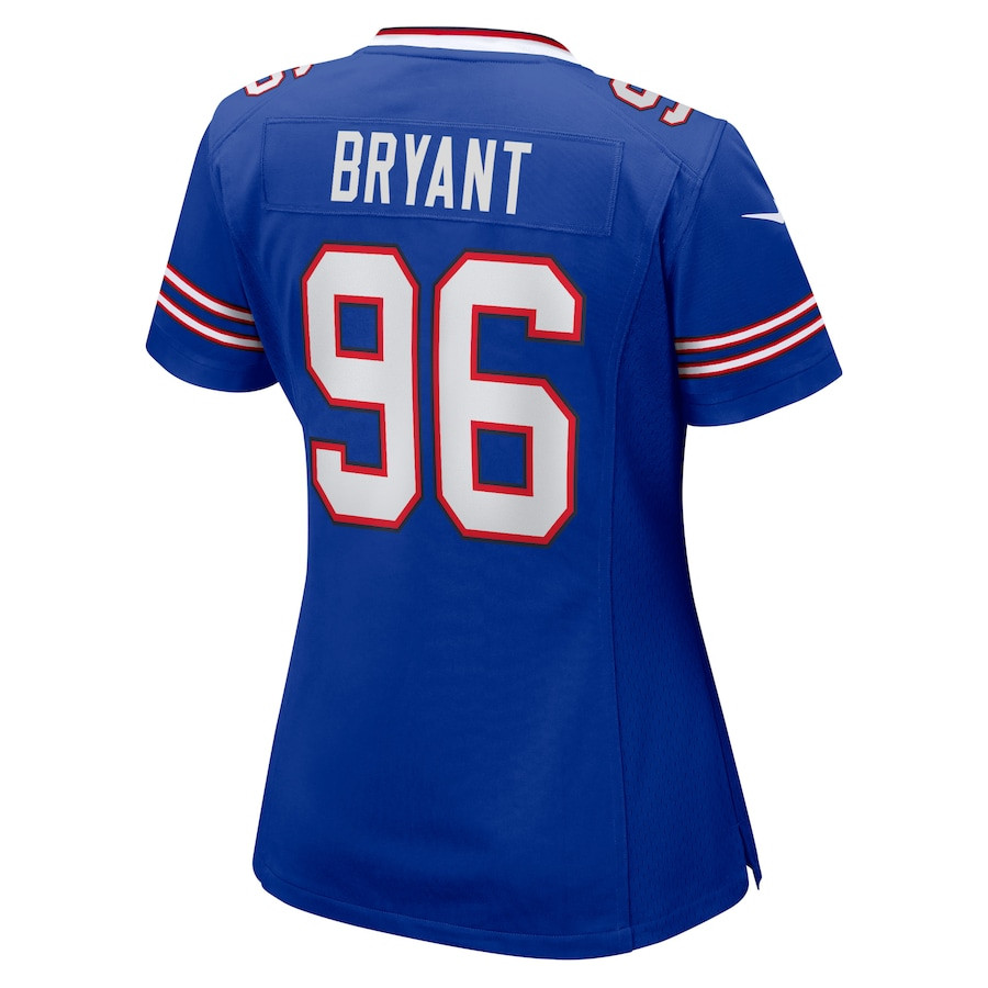 Brandin Bryant Buffalo Bills Women’s Home Game Player Stitched Jersey – Royal