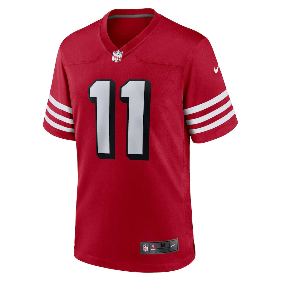Brandon Aiyuk 11 San Francisco 49ers Alternate Game Stitched Jersey – Scarlet