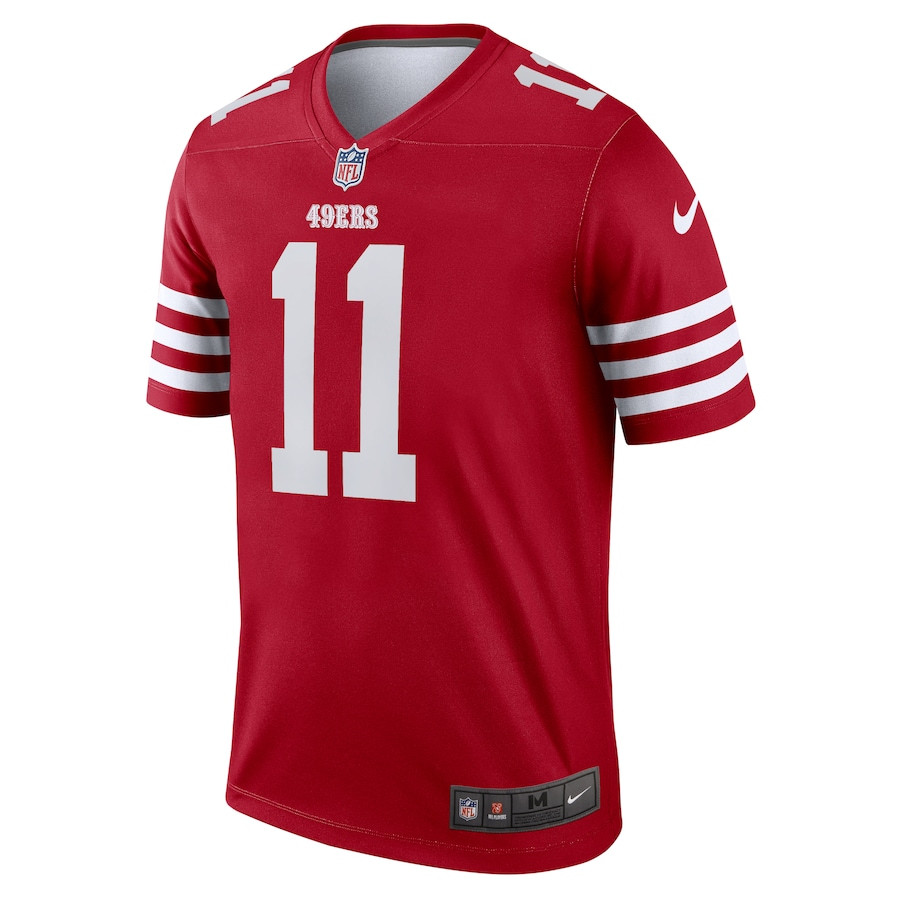 Brandon Aiyuk 11 San Francisco 49ers Legend Stitched Jersey – Scarlet