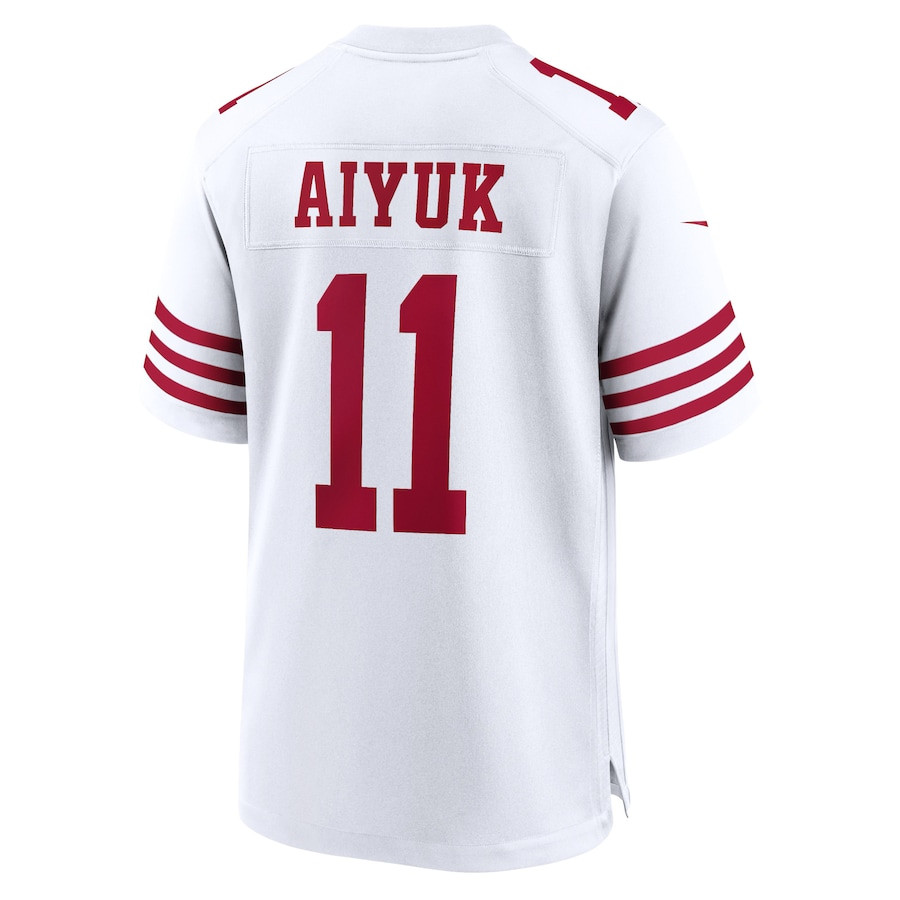 Brandon Aiyuk 11 San Francisco 49ers Player Game Stitched Jersey – White