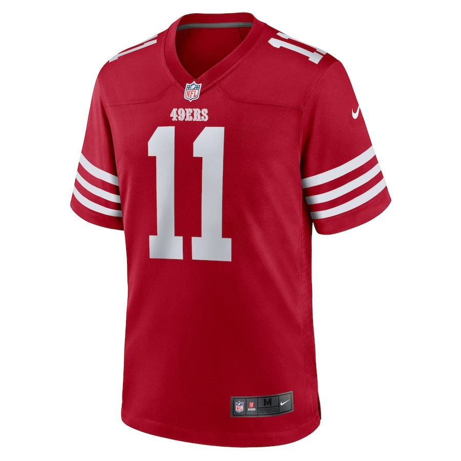 Brandon Aiyuk 11 San Francisco 49ers Team Player Game Stitched Jersey – Scarlet