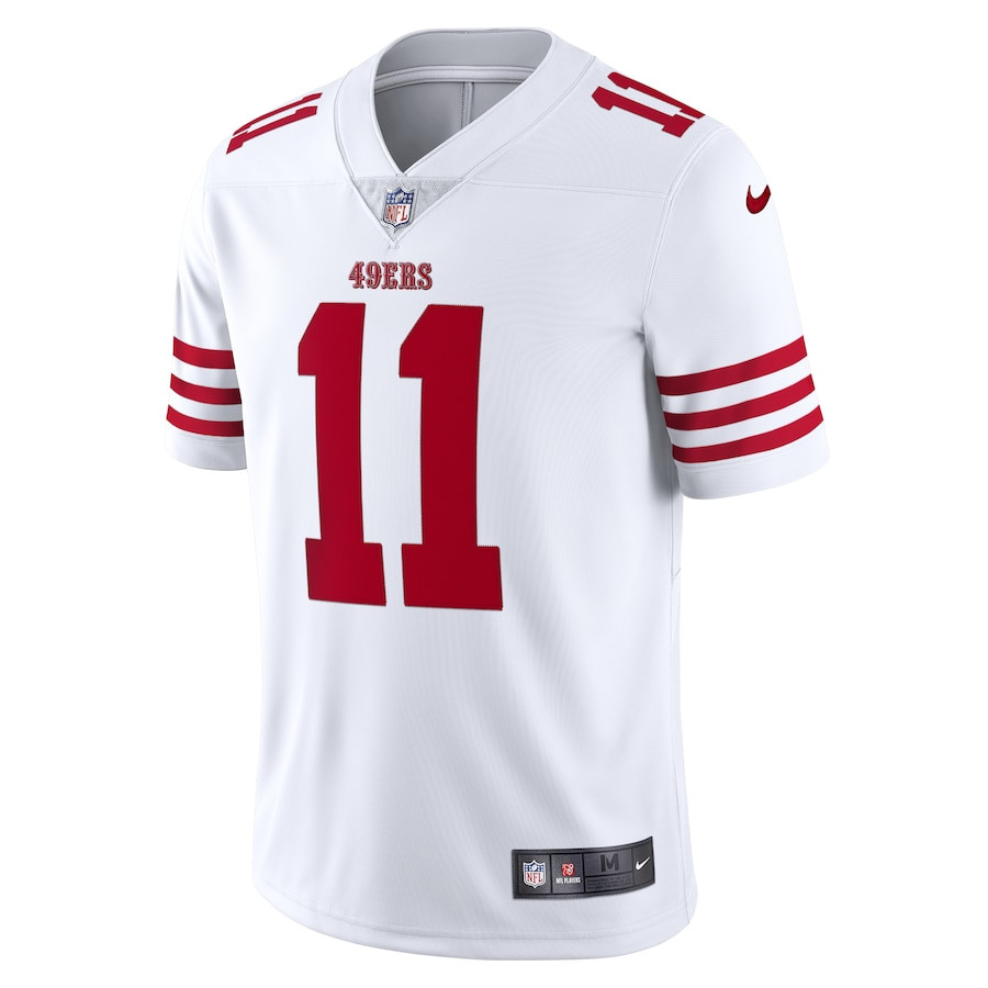 Brandon Aiyuk 11 San Francisco 49ers Vapor Limited Stitched Jersey – White