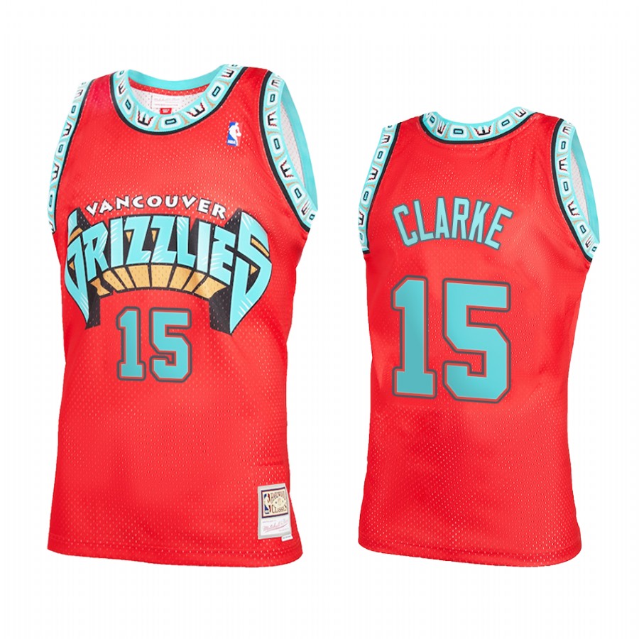 Brandon Clarke 15 Memphis Grizzlies 2021 Reload 2.0 Red Jersey Throwback